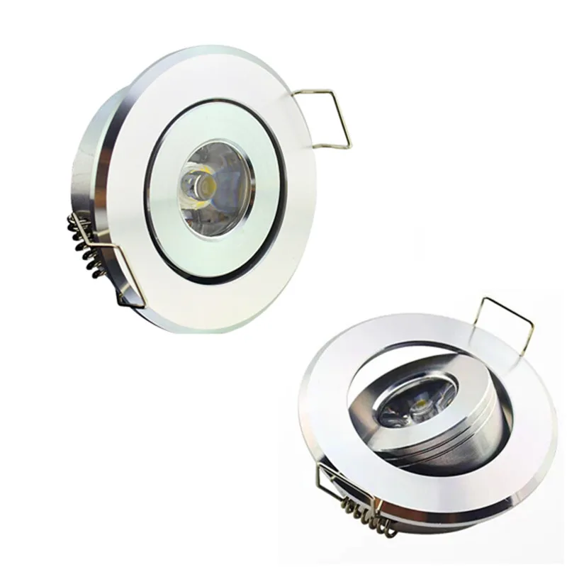 Mini LED spot lights dimmable 3W DC12V recessed ceiling lamp 220V 40-45mm jewelry lighting downlight for cabinet showcase light 2