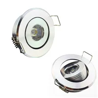 Mini LED spot lights dimmable 3W DC12V recessed ceiling lamp 220V 40-45mm jewelry lighting downlight for cabinet showcase light 2