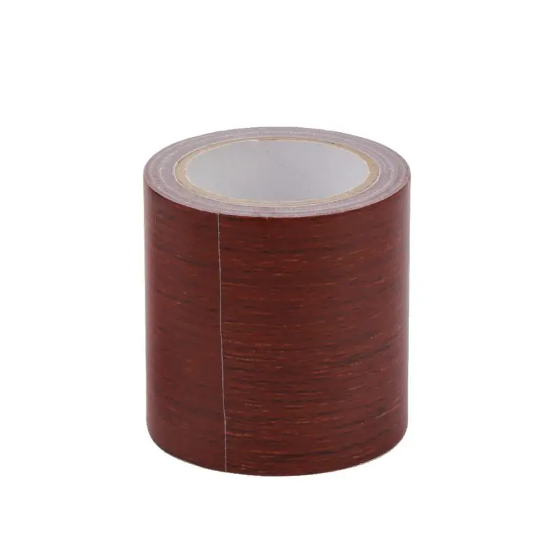5 м/рулон Реалистичная древесина ремонт Adhensive клейкая лента 8 цветов для мебели 831f - Цвет: 1- Red Walnut