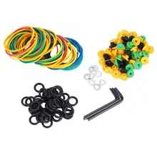 Принадлежности для татуировки резиновые полосы Подушечка для булавок антивибрационный фартук шестигранный гаечный ключ тату машина замена аксессуары набор