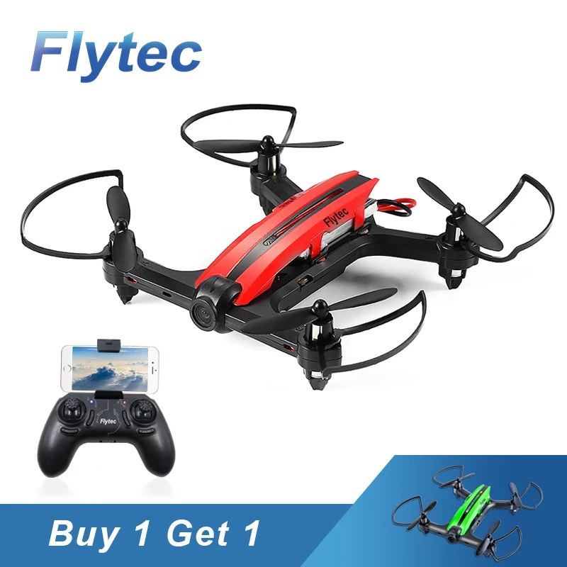 

Buy One Get One Free Flytec T18D RC Quadcopter Drone Wifi FPV 720P HD Camera RC Drones Height Hold Mode RTF Drone with Camera