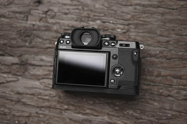 Чехол Mr.stone для фотоаппарата из натуральной кожи полусумка Fujifilm XH1 искусственная