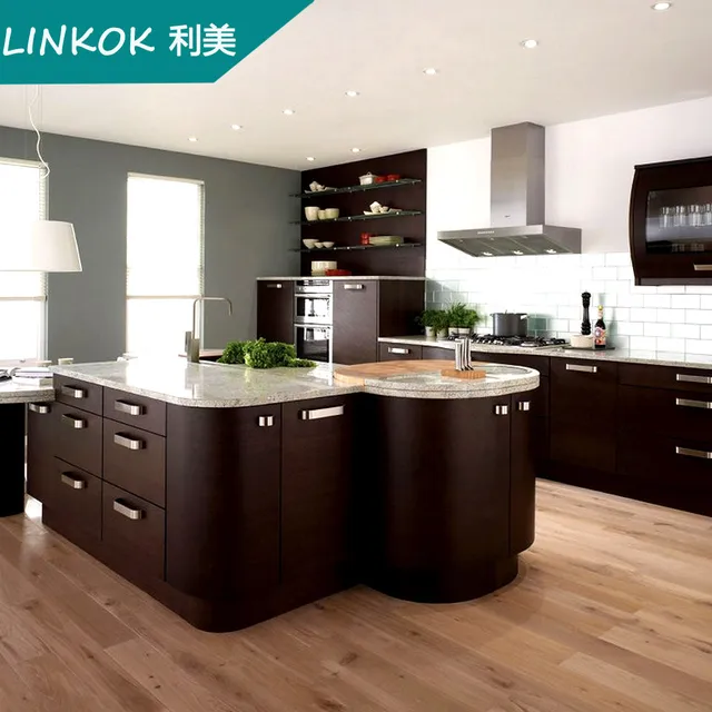Linkok Furniture Kualitas Tinggi Desain Khusus Bentuk Dapur Desain