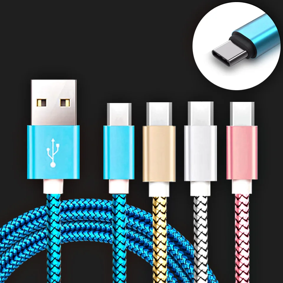 

0.5m/50cm/1m/1.5m/2m/3m Type C Charge Cable Charger USB-C Type-C Cabel for Xiaomi Mi A1 6 Mi6 Mix 2 2s Note 3 Samsung Galaxy S8