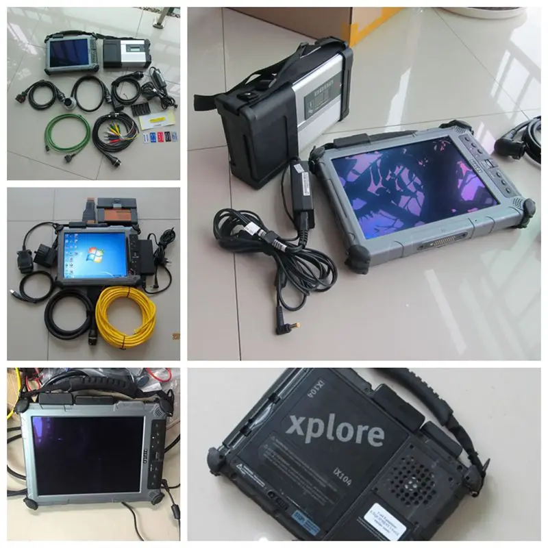 Full set 2in1 For bmw icom a2 diagnostic tool MB Star C5 SD Connect with V2016.12 Expert mode Software IX104 Tablet i7&amp4gb |