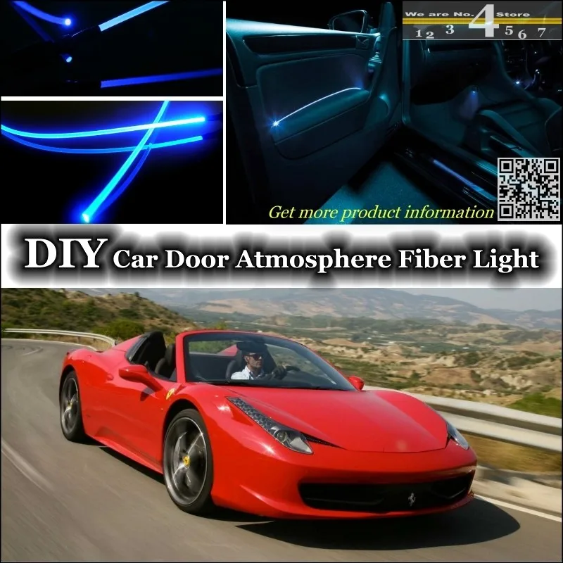 19 94 13 De Reduction For Ferrari 458 Italia Iinterior Ambient Light Tuning Atmosphere Fiber Optic Band Lights Nside Doorillumination Not El