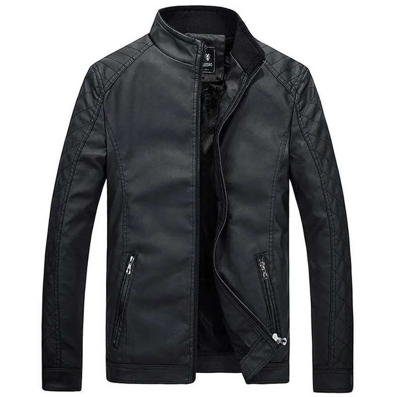 New Motorcycle font b Leather b font font b Jackets b font font b Men b