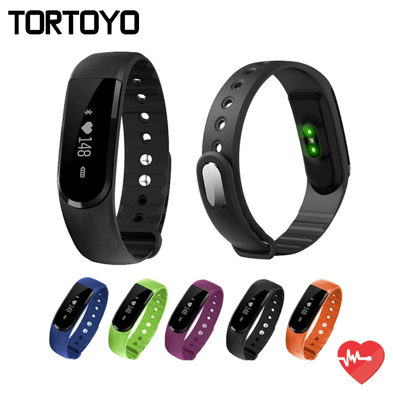 ID101 Bluetooth Smart Bracelet Heart Rate Monitor Smartband Pulse Sports Fitness Activity Tracker Wristband Band For