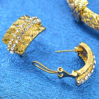 Sunny Jewelry Big Round Wedding Jewelry Set For Women Bridal Jewelry Set Necklace Earrings Ring Bracelet For Party Jewelry Gift 3