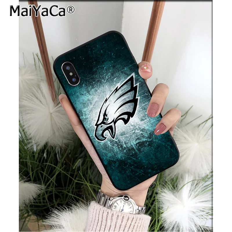 MaiYaCa Philadelphia Eagles высококачественный чехол для телефона iPhone 5 5Sx 6 7 7plus 8 8Plus X XS MAX XR