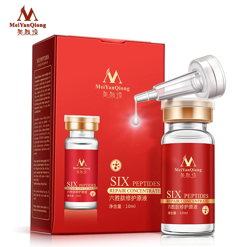 

100% Original Meiyanqiong Six Peptides Repair Concentrate For Face Skin Care Rejuvenation Emulsion Anti Wrinkle Serum