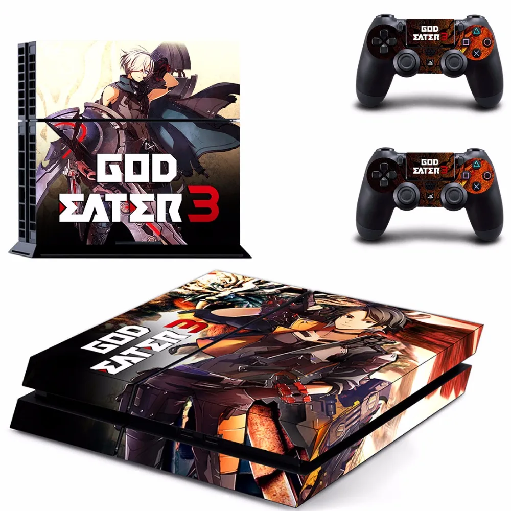 Игра изготовленные на заказ God Eater 3 PS4 кожи Стикеры наклейка для Sony Игровые