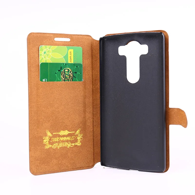 Кожаный чехол кошелек для телефона LG G4S G4 Note G5 Pro V10 G2 Mini Bello 2 Class жесткий с