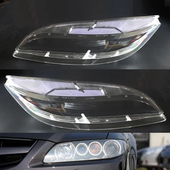 

Car Headlight HeadLamp Clear Lens Cover Shell Fit For Mazda 6 03-08 ABS Top Left + Right Side