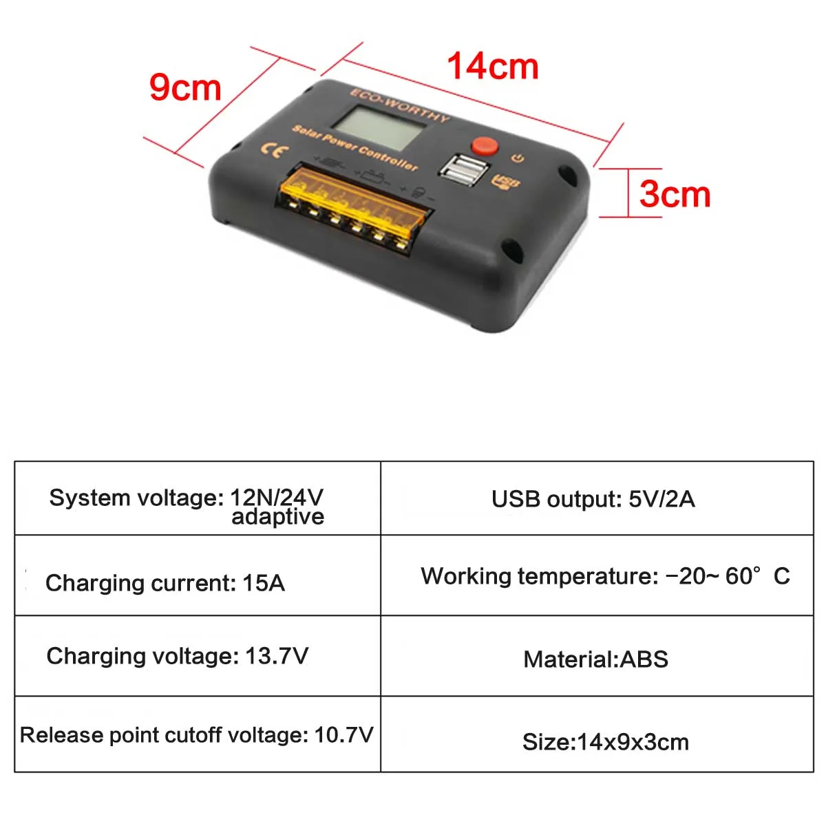 WOLIKE 100W Панели солнечные украшенное мозаикой из драгоценных камней, 12V Водяной насос для глубокого колодца+ 15A Солнечный Мощность контроллер погружной насос Системы