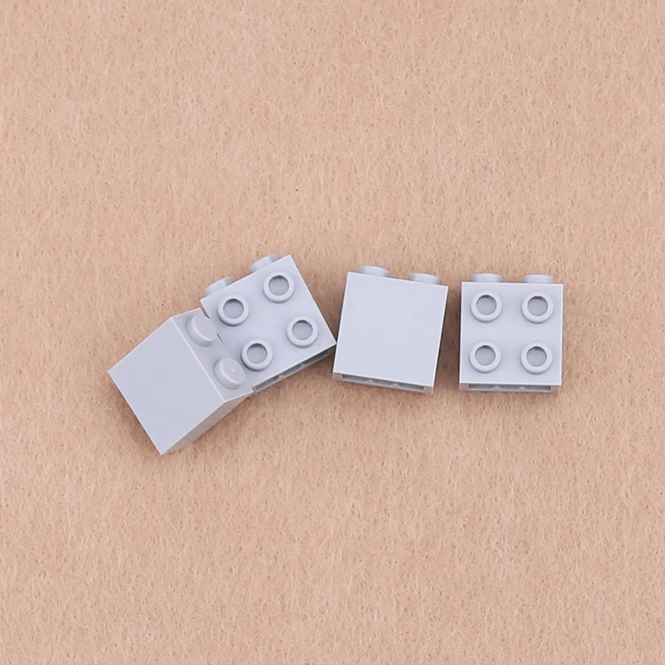 

10pcs/lot Decool Compatible with legos 22885 single sided 1x2x2 with four adapter bump MOC DIY blocks toys bricks parts