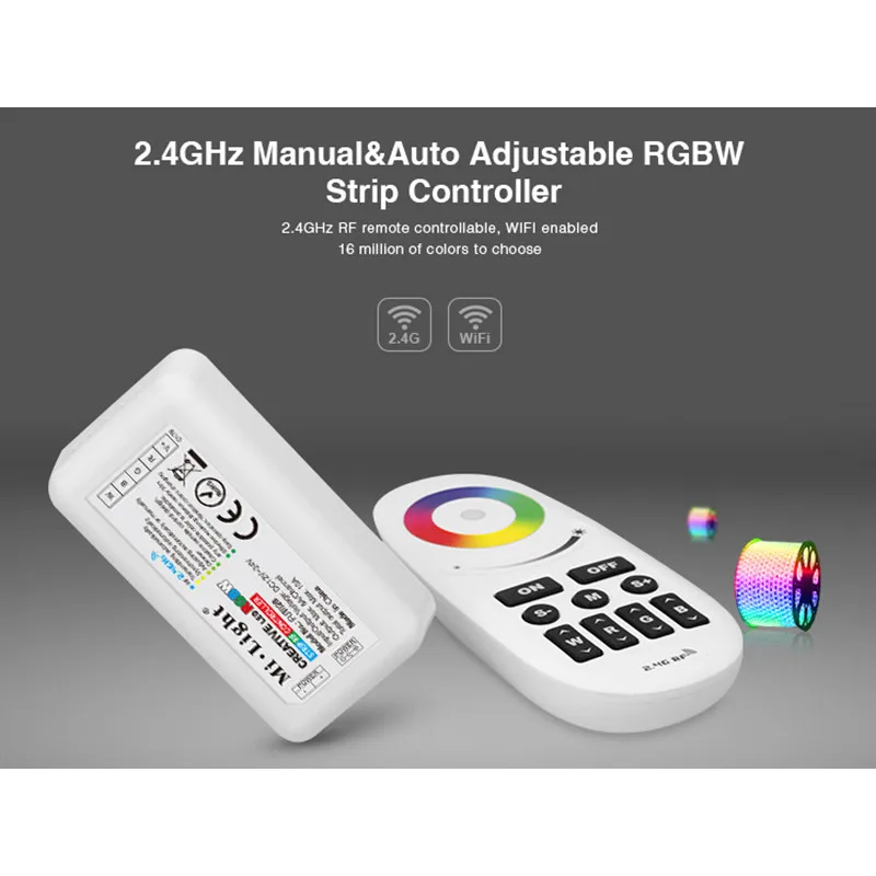 Mi светильник ручной и автоматический Регулируемый RGBW Светодиодные ленты