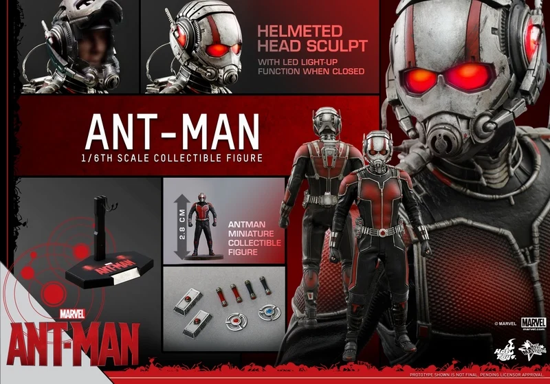 HT Hottoys 1/6 MMS308 Ant-Man1.0 Коллекционная фигурка для фанатов праздничный подарок