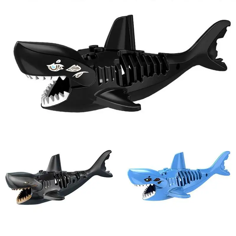 3D Three-dimensional Shark Assembled Toys Ghost Zombie Shark Jack Sparrow Pirates Of The Caribbean Hulk LEGOINGS Toys For Child 3D Three-dimensional Shark Assembled Toys Ghost Zombie Shark Jack Sparrow Pirates Of The Caribbean Hulk LEGOINGS Toys For Child