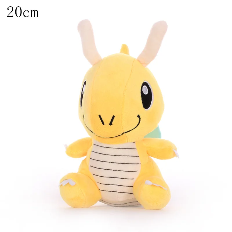 

8 Inch Pet Elf Plush Toy Pokemon Doll Anime Plush Pikachu/ Fire Dragon Cartoon Plush Toys Girl Toys for Kids 20cm doll
