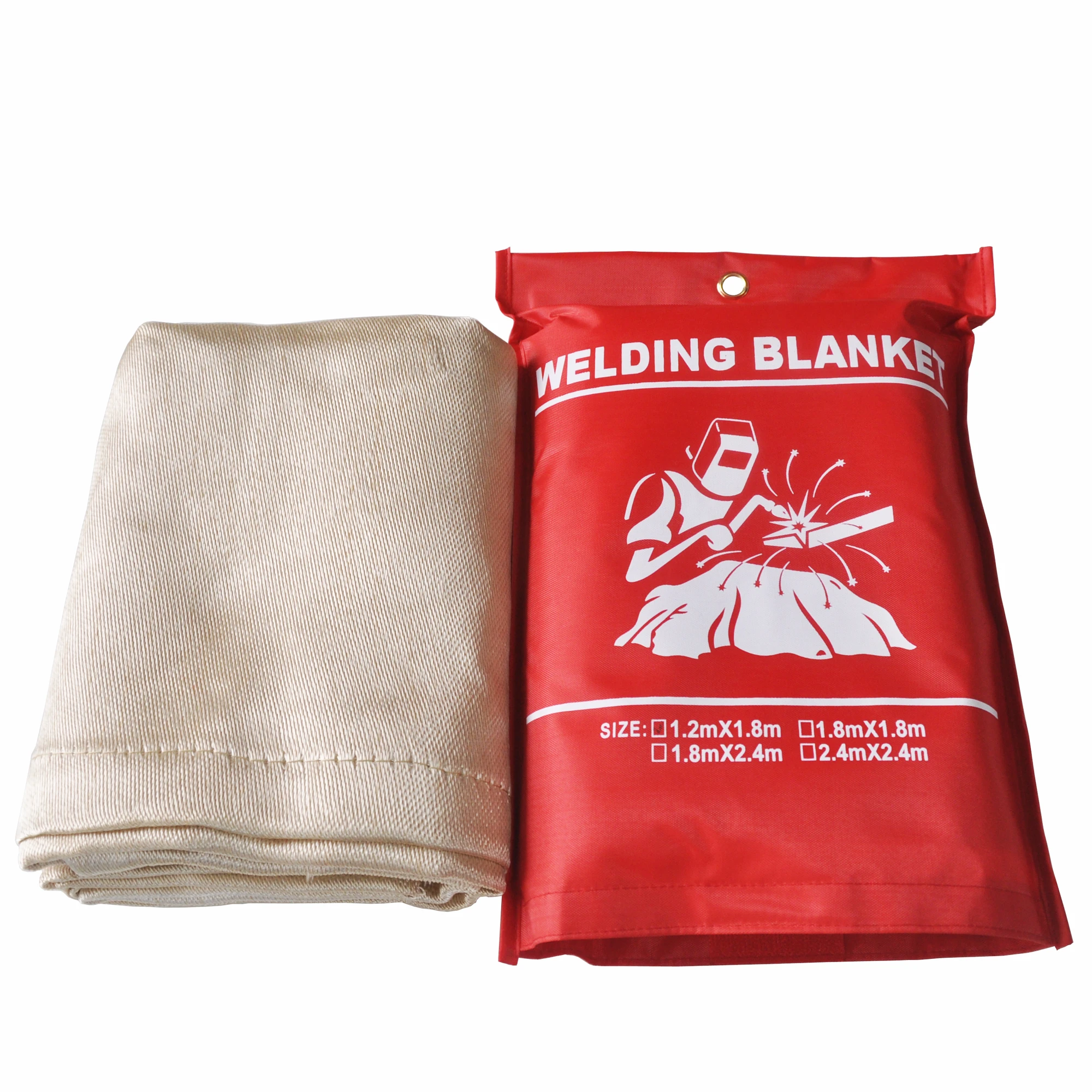 HeavyDuty Fiberglass Fire Retardant Blanket, Small Welding Fireproof Thermal Resistant