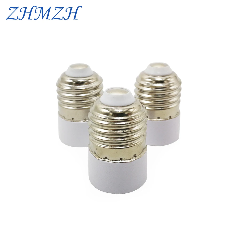 Lamp Holder Converter 2pcs/lot E27-E14 E14 Lamp Socket Adapter E27 Base Fireproof Material Screw Mouth Socket Changer lamp holder converter