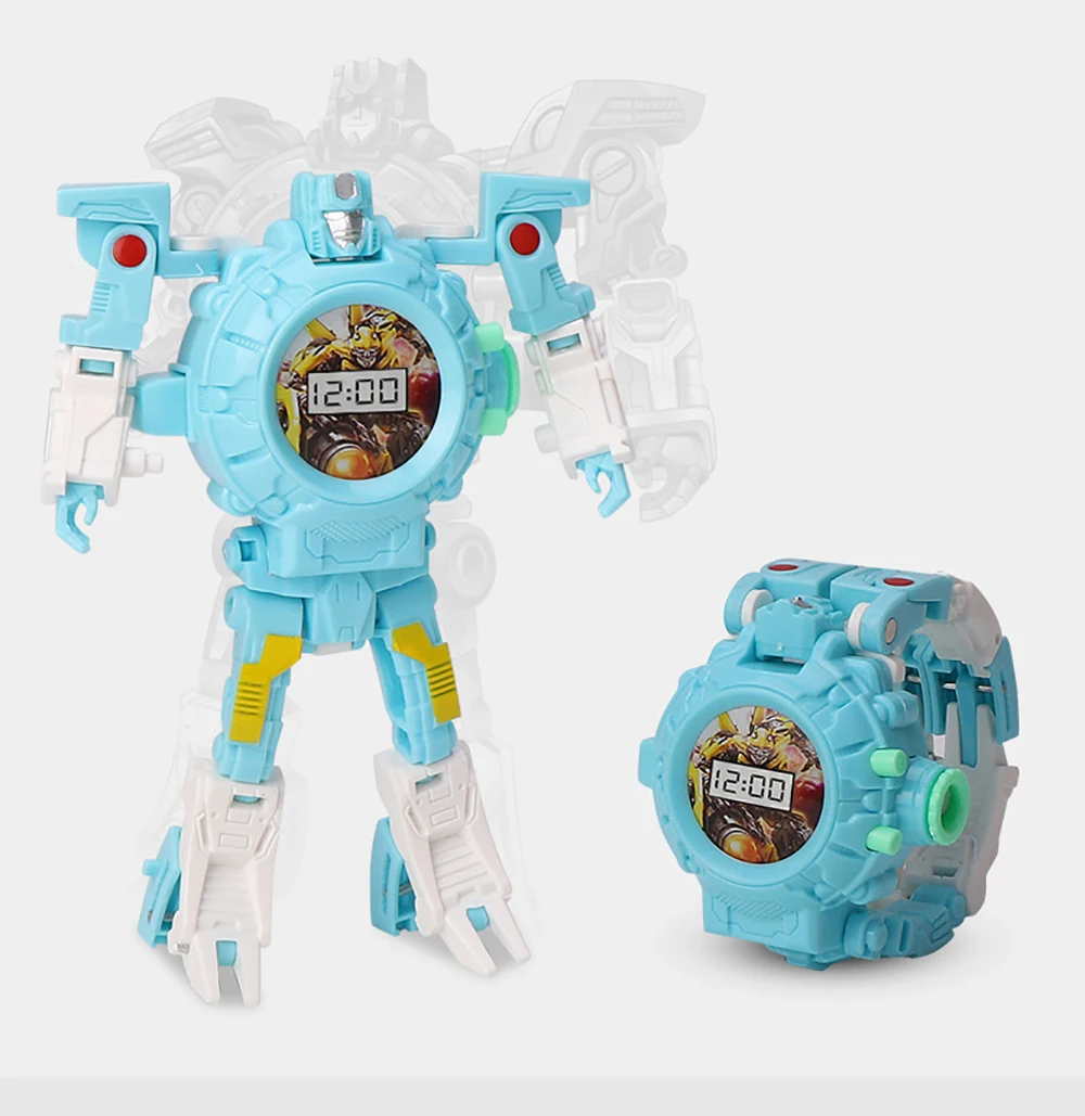 robot watch-blue