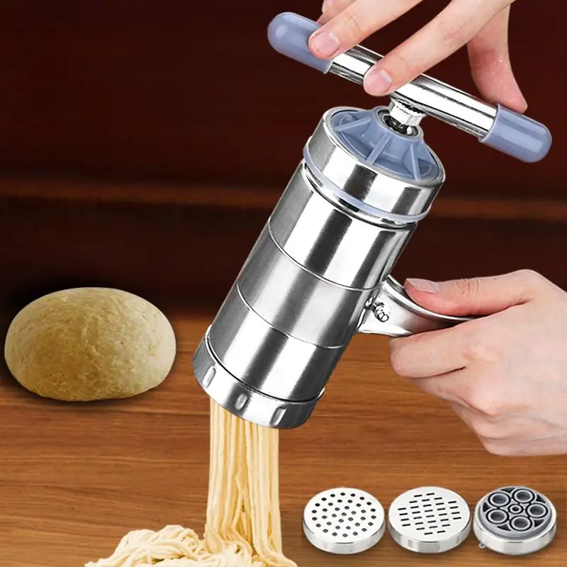 Acier Inoxydable Manual Noodle & Pasta Maker presse Spaghetti Cuisine Outil Machine 