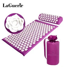 LaGuerir акупрессур Роза Форма Массажная подушка акупрессур коврик мешок снимает стресс и боль с шипами, для йоги коврик подушка Прямая