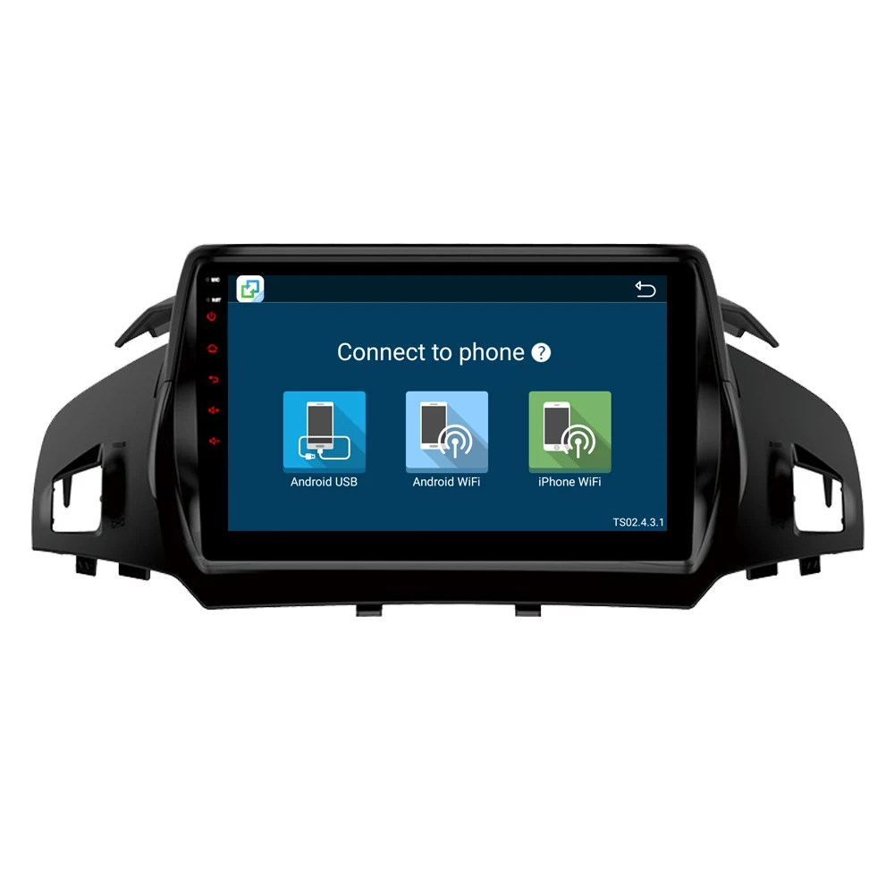 Perfect RoverOne Android 9.0 Octa Core Car Radio GPS For Ford Kuga Escape 2013 - 2017 Touchscreen Multimedia Player Stereo Head Unit 4