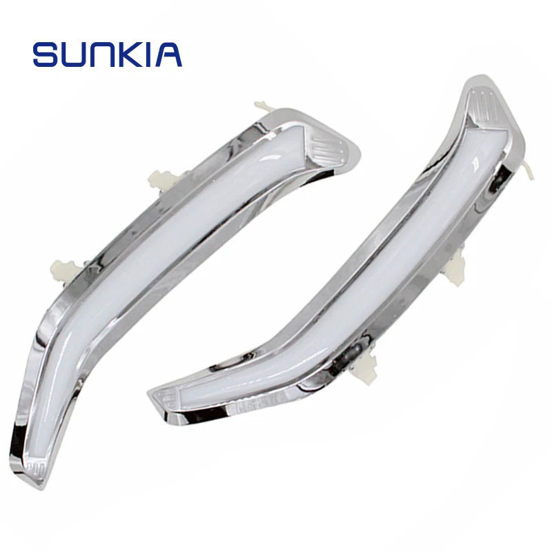 

SUNKIA Car Styling with Turn Signal Function Car Daylight LED DRL Daytime Running Lights for Forester 2013-2016