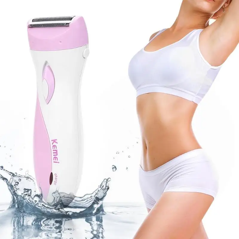 

KM-3018 Rechargeable Epilator Skin-Friendly Electric Women Shaver Hair Remover Depilation Machine