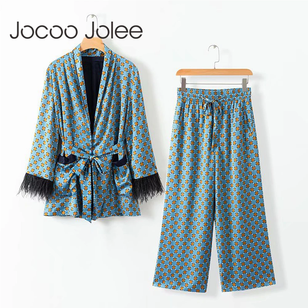 Jocoo Jolee модная куртка для женщин свободное кимоно пальто галстук бабочка пояс