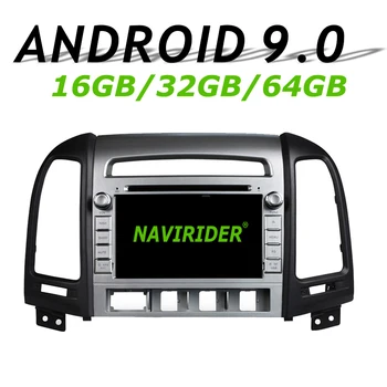 

8 Core 64GB rom Android 10 Navirider Car radio screen GPS Navigation for HYUNDAI Santa Fe IX45 06-11 bluetooth video Player