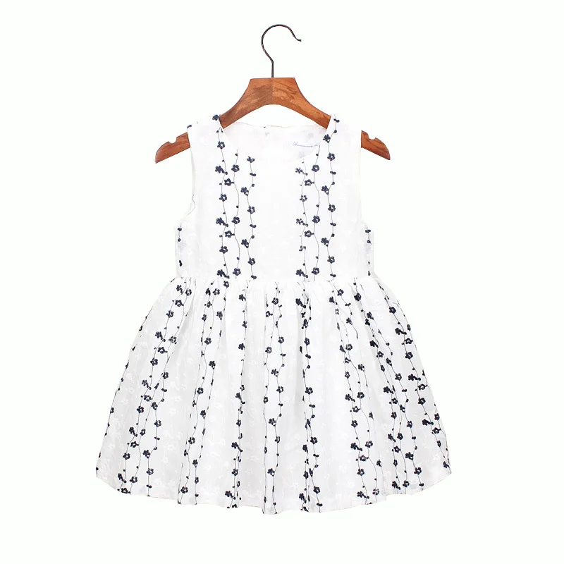 

Fashion Girl Dress Kids Girls Princess Dress Cotton Sleeveless Children Dress Kids Clothes