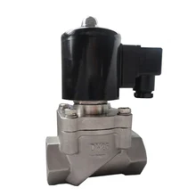 2,5 МПа/25 бар водяной газовый клапан из нержавеющей стали нормально закрытый высокий электромагнитный нагнетательный клапан