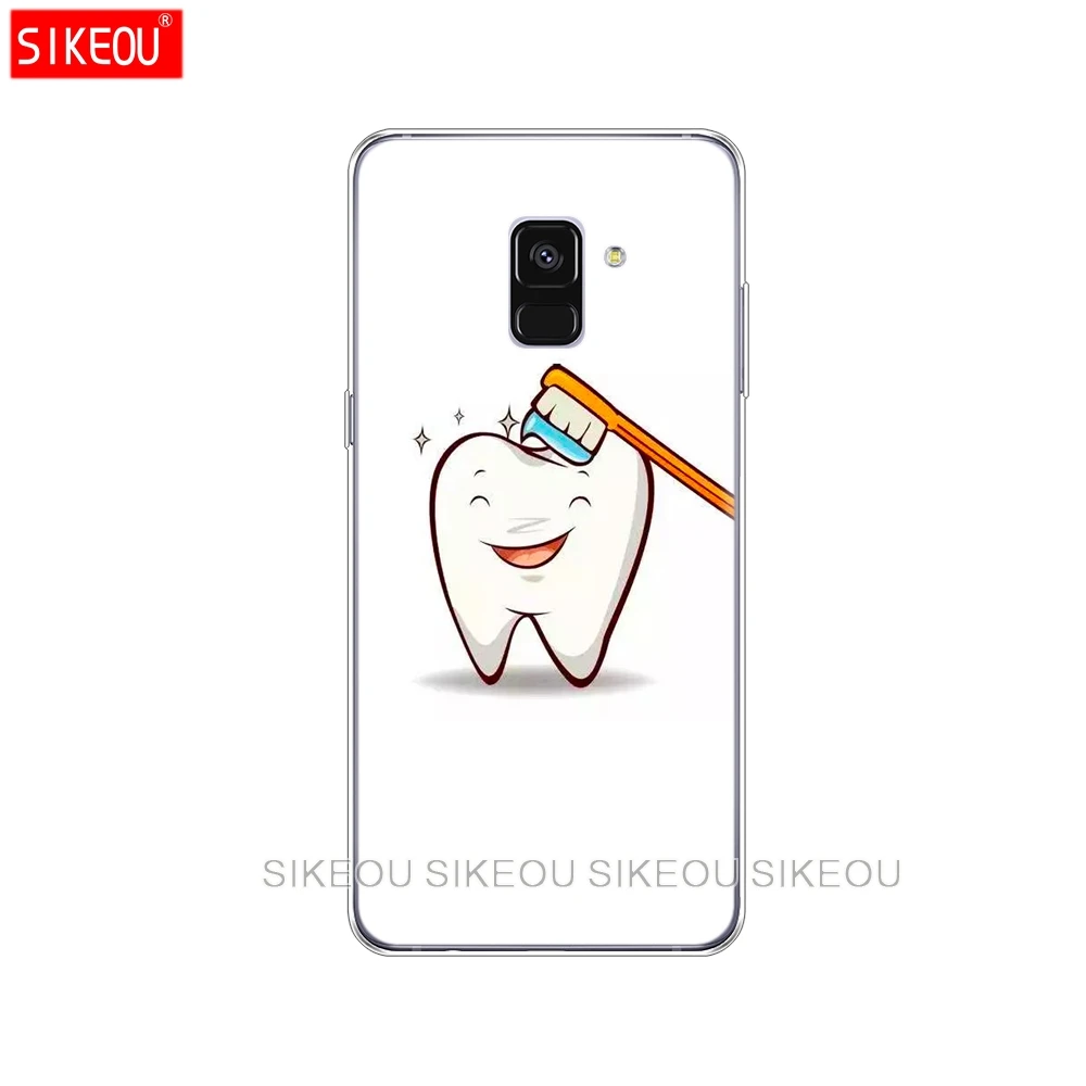 Силиконовый чехол для телефона Samsung Galaxy A6 A8 2018 A3 A310 A5 A510 A7 2016 2017 стоматологический