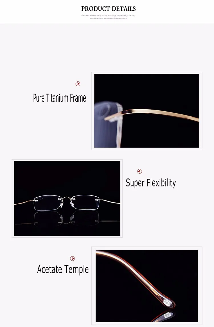 Титан, половинчатая оправа светильник Магнитные очки для чтения(Для мужчин Для женщин диоптрий дальнозоркостью+ 1,0+ 1,5+ 2,0+ 2,5+ 3,0+ 3,5+ 4,0 RS052