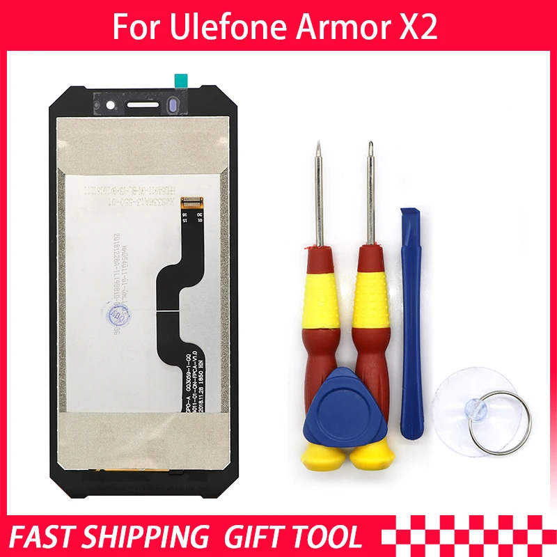Новый Оригинальный сенсорный ЖК экран для Ulefone Armor X2 запасные части инструмент