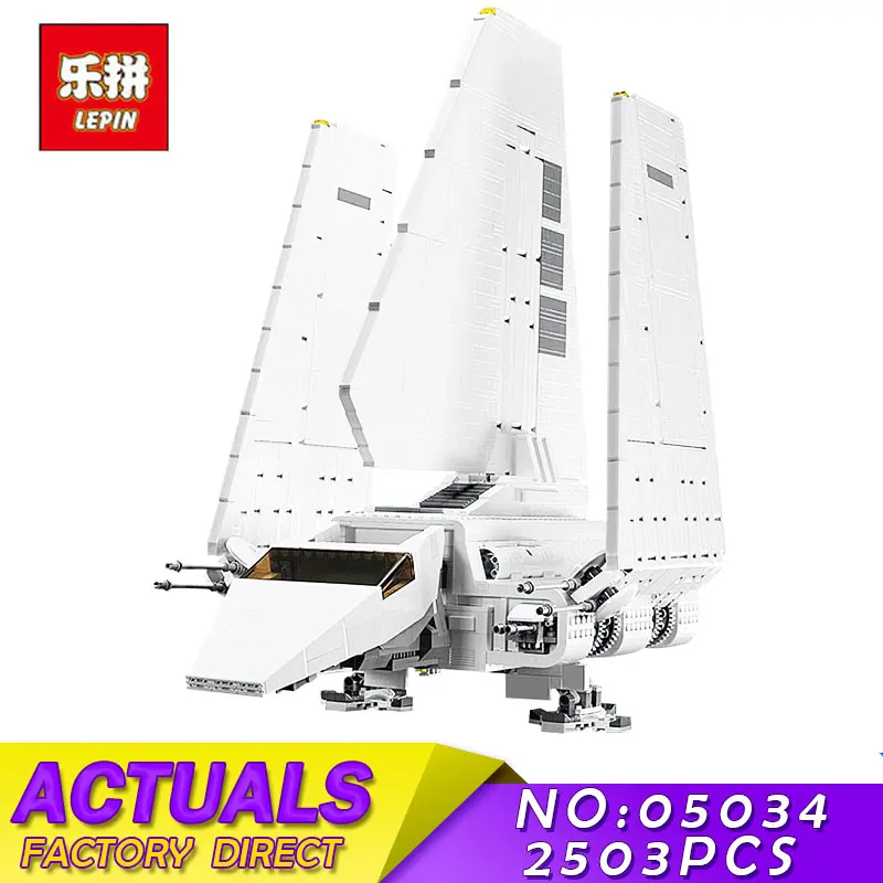 

LEPIN 05034 2503Pcs Star Series Wars Assembled Imperial Shuttle Building Blocks Bricks Educational Toys for Children 10212