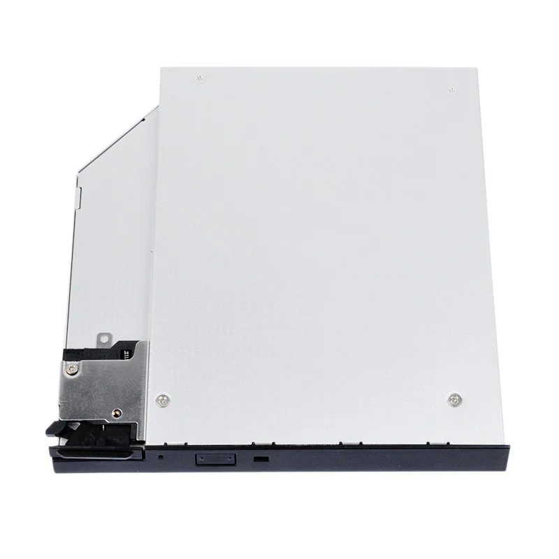 laptop hard disk external case Sunvalley 2nd HDD Caddy 9.5mm SATA To SATA Aluminum SSD Drive Case DVD CD-ROM Case For Dell E6400 Laptop Notebook hdd enclosure 3.0