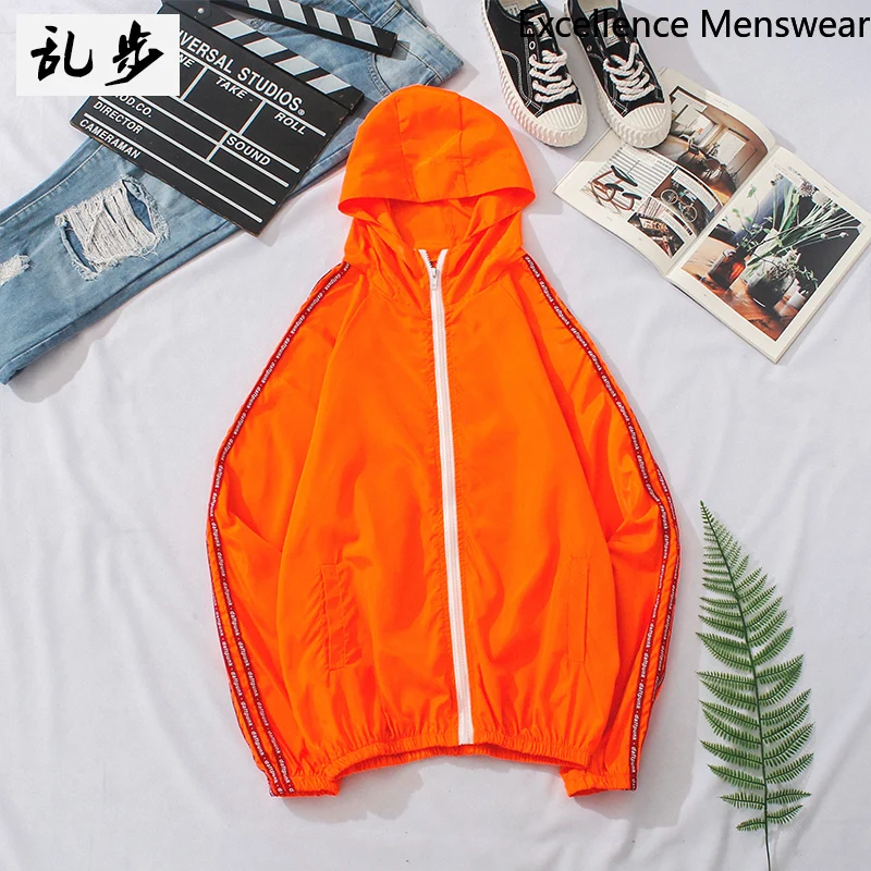 Men Women 2019 Summer Men Jackets Korean Sunscreen Thin Jacket Cycling Long Sleeves Outdoor Sunscreen Mens Hipster Jacket WW
