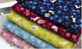 

DIY crafts materials brocade fabric,upholstery fabric for furniture hand DIY bag,50*104CM,Cherry Bunny,W029