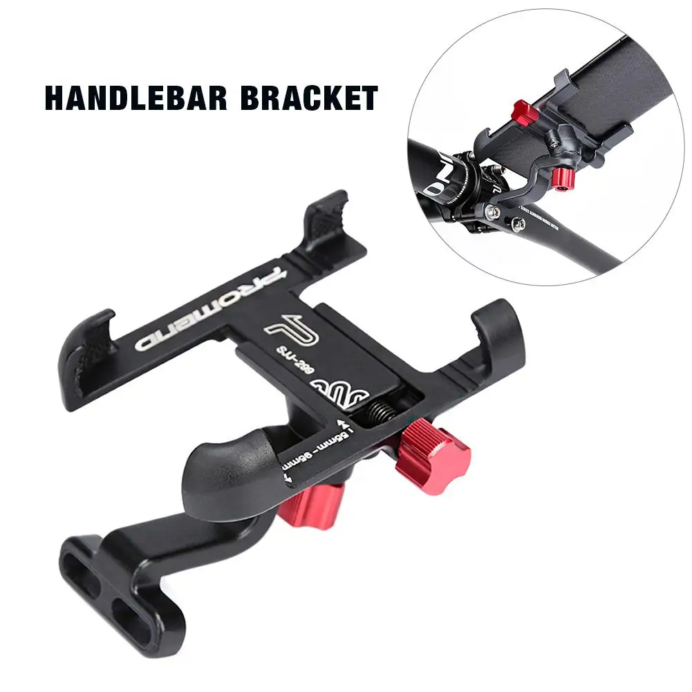 

Aluminum Alloy Bike Mobile Phone Holder Stands For Bicycle Motor Rotatable Adjustable Bicycle Mountain Bike Handlebar GPS Mount