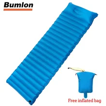 Надувной Матрас Подушка спальный мешок коврик быстрое наполнение воздух водонепроницаемый туристический коврик пляж матрас с подушкой Pad 21-0044