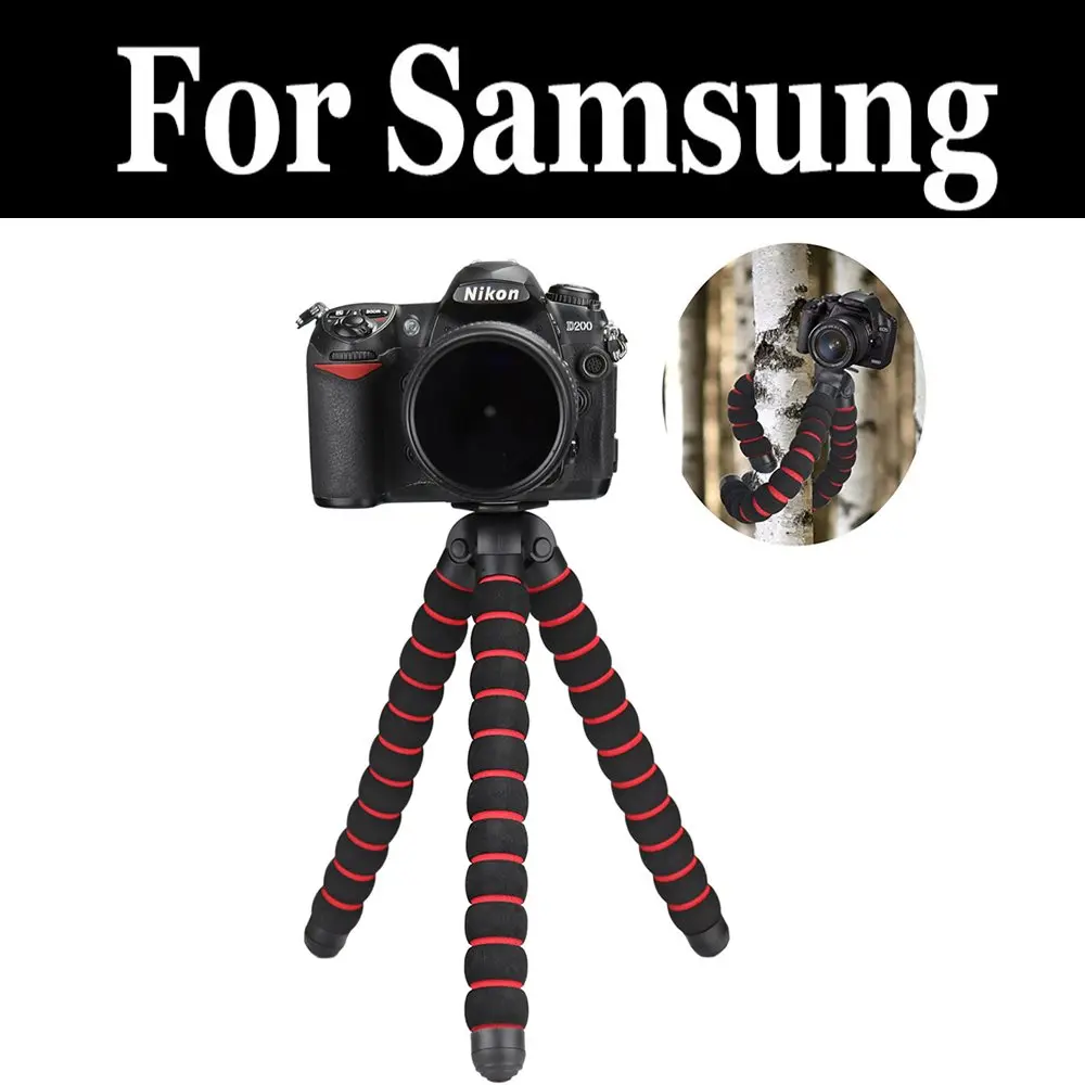 Гибкий штатив Octopus для цифровой Dslr Dv-камеры Samsung St100 St150f St200f St30 St600 St65 St6500 St5000 St66 St700 |