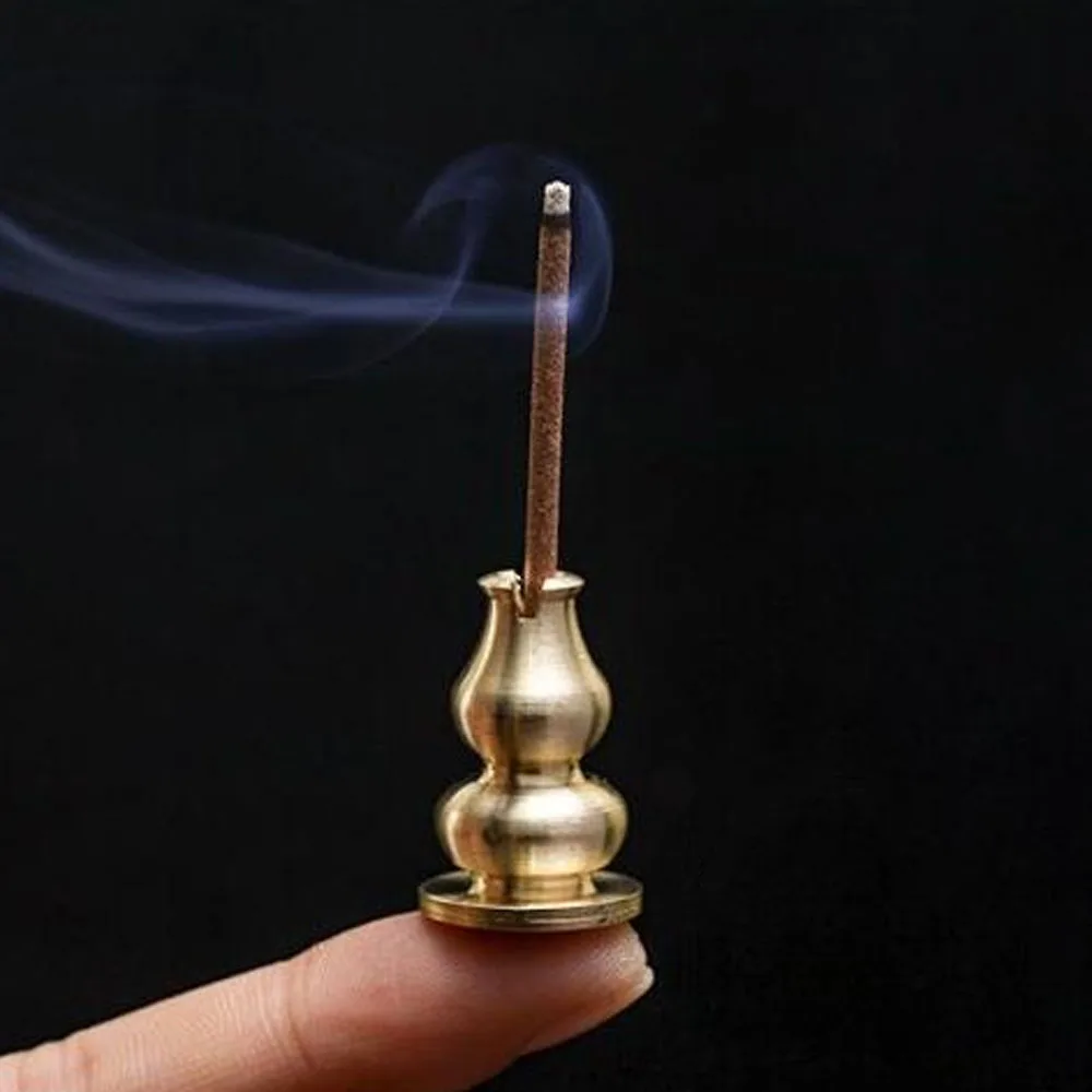 1 pcs high quality Alloy gourd incense Burner holder for Incense Stick