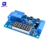 Minuterie 12V DC, relais de retardement, affichage numérique LED, Programmable, multifonction, Circuit de déclenchement, commutateur de Cycle, Module PLC ► Photo 3/6