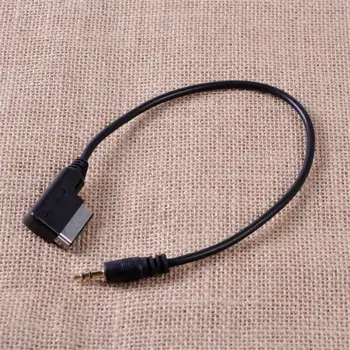 

CITALL Black AMI MMI 3.5mm AUX Cable Adaptor for iPod iPhone MP3 For Audi A3 A4 A5 A6 Q3 Q5 Q7 VW Touareg Golf Jetta Passat