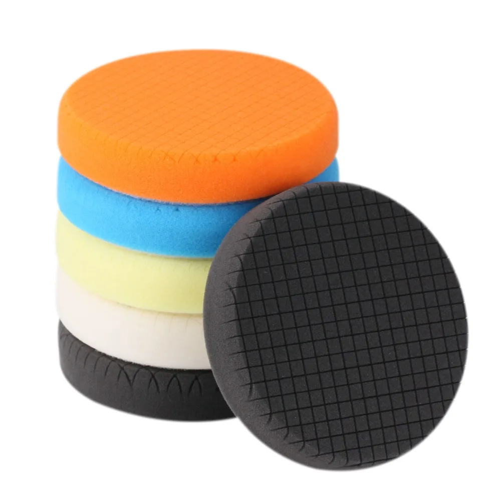 Benavvy 9pcs Polishing Pads Kit, 7 Inches Large Size Buffing Pads, Car